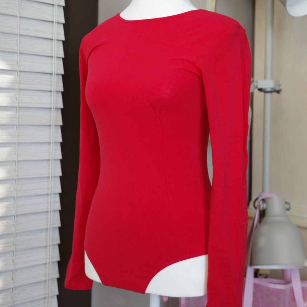 American Apparel Red Bodysuit